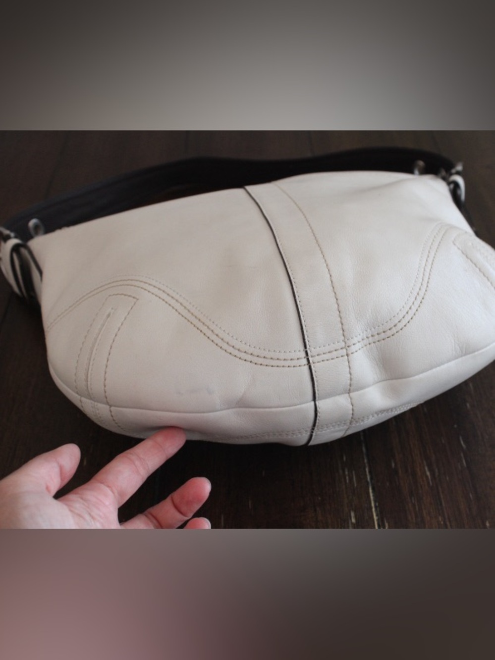 Vintage Coach y2K Soho Crescent hobo shoulder bag A803 - Picture 13 of 16